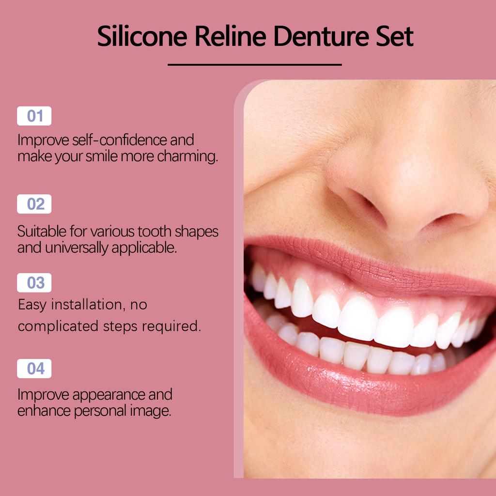 Smile Perfect Denture Set Tooth Shape Perfect Denture Set | Shopee ...