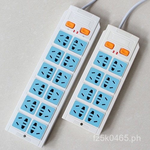 12Power Strip Socket Computer Outlet Power Board NZ7Q Multi-Use Power ...