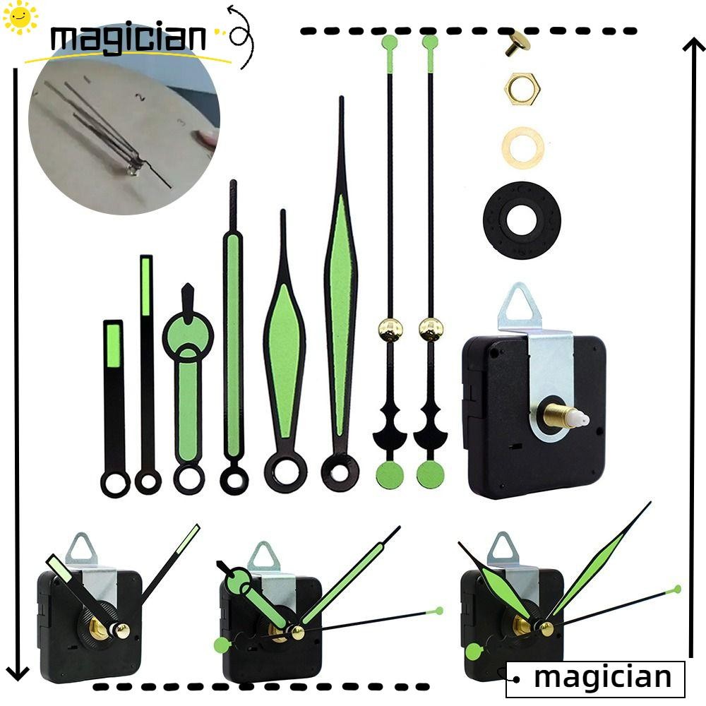 MAG Clock Movement, Luminous With 3 Set Pointers Clock Mechanism, Tool ...