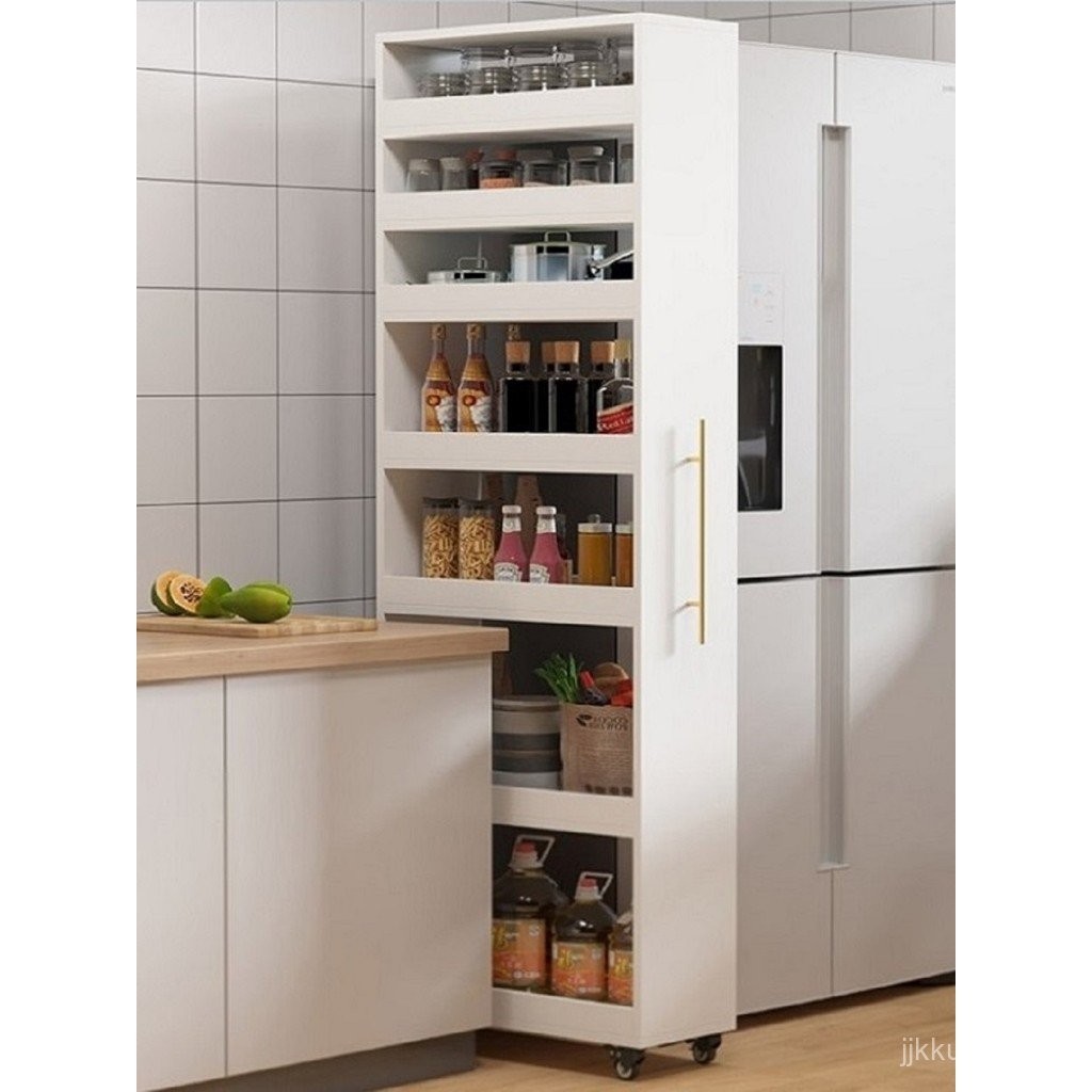 Kitchen Storage Cabinet Sideboard Refrigerator Gap Side Pull Cabinet ...