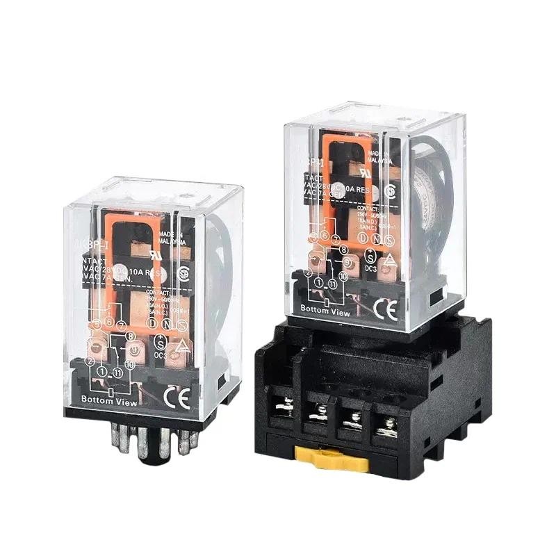 MK2P-I MK3P-I Intermediate Relay Copper Coil Silver Contact General ...