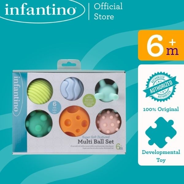 Infantino Super Soft Textured Multi Ball Set | Sensory Developmental ...