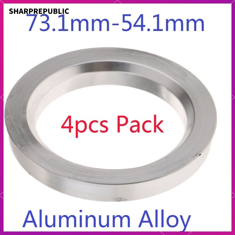 thumbnail image 2 of 4x 73.1mm To 54.1mm Centric Wheel Hub Centering Rings – For Toyota Scion Miata 2 of 3