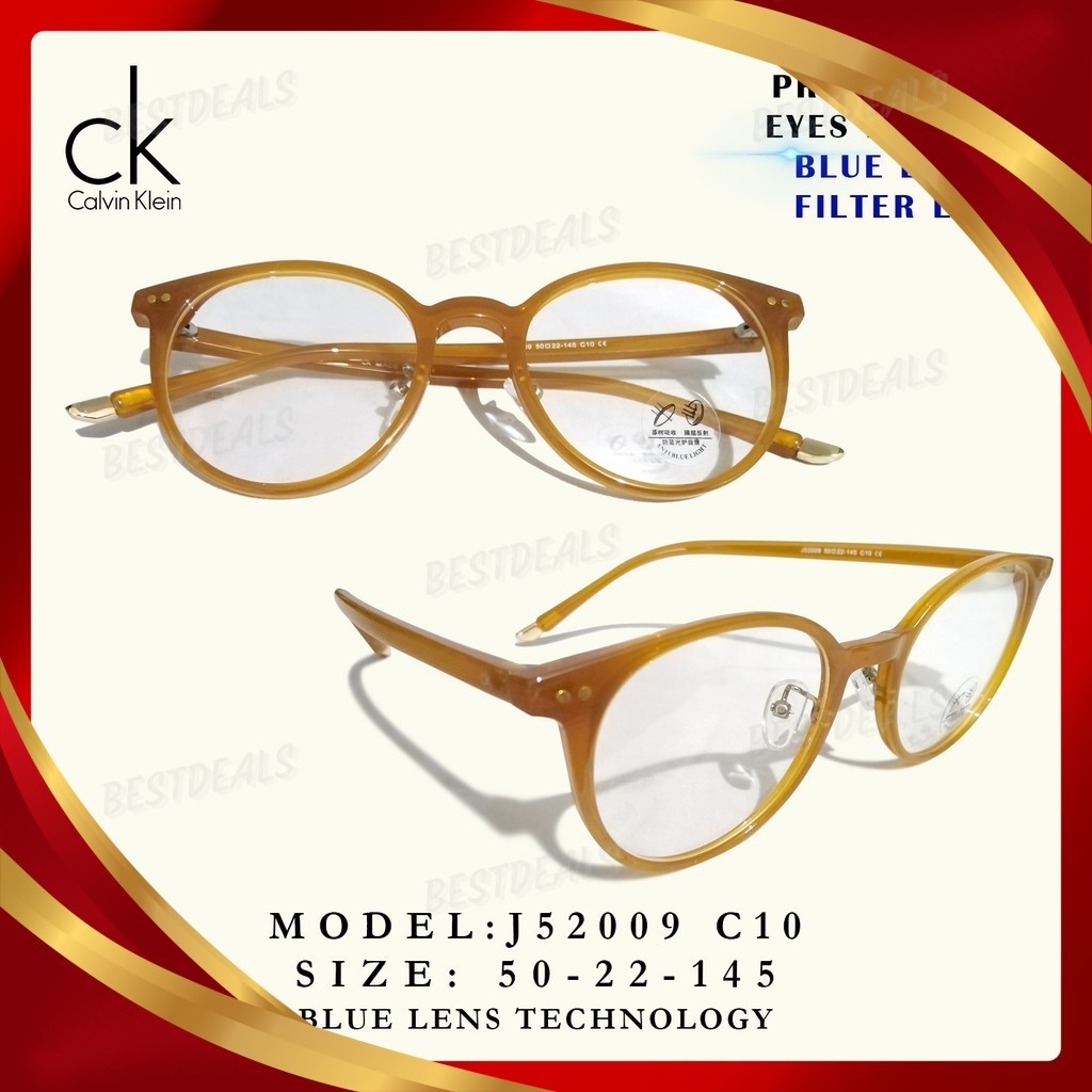 Ck Eyewear | Anti-Blue Light Lenses | Optical Frames | C10 | Shopee ...