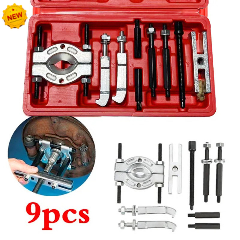 thumbnail image 2 of 9-Piece Inner Bearing Puller Set With Slide Hammer – Internal Blind Hole Kit, 8-32mm, Manual Drive 2 of 4