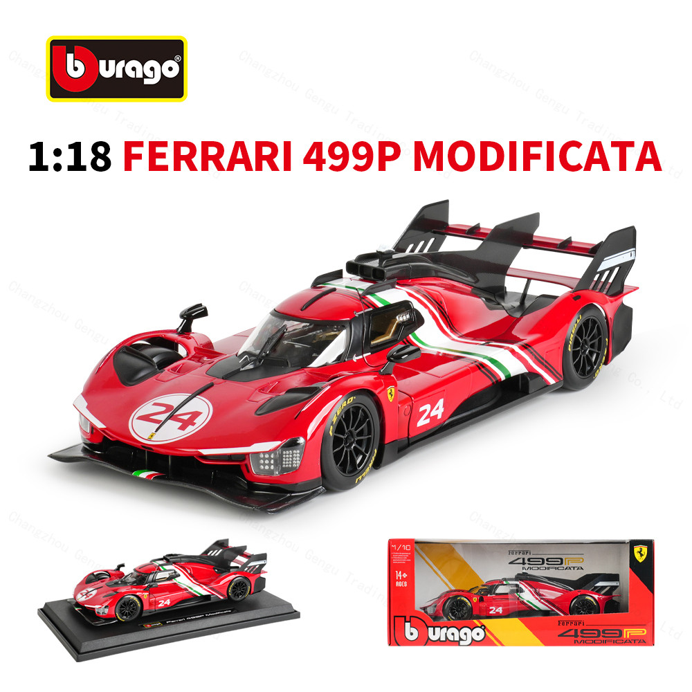 Bburago 1:18 Ferrari 499P Modificata Sports Car Static Simulation Die ...