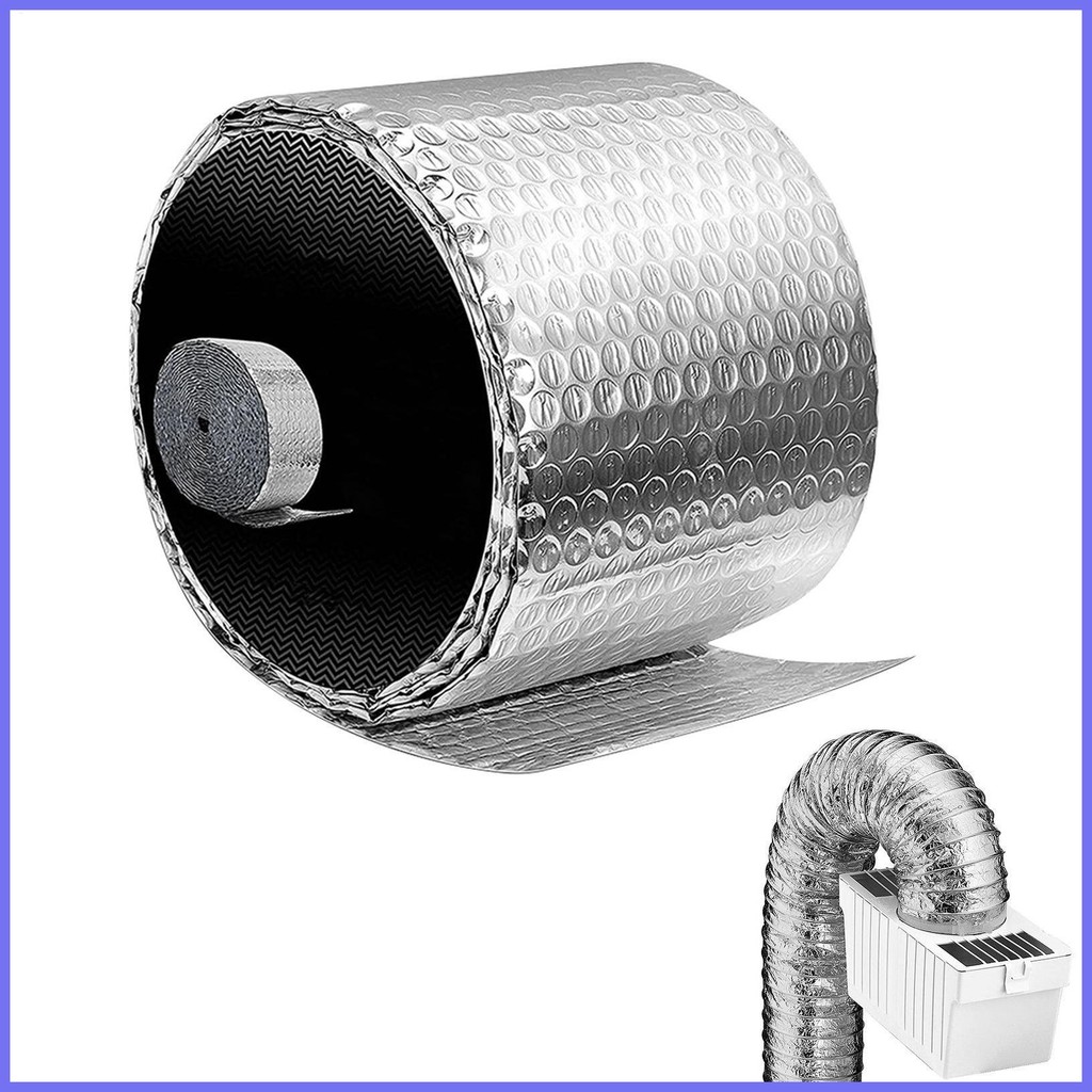 Pipe Wrap Insulation Bubble Film Insulation Roll Duct Pipe Wrap Spiral ...