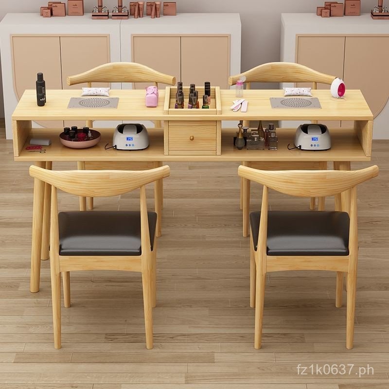Nail Table Internet Celebrity Set Vacuum Cleaner Nail Salon Rectangular ...