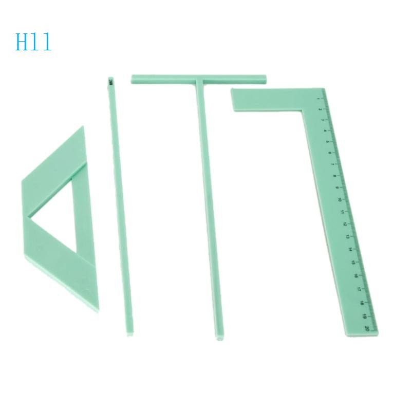Big Sale L-Shaped Ruler T-Shaped Ruler Spacing Guide Corner Cutting ...