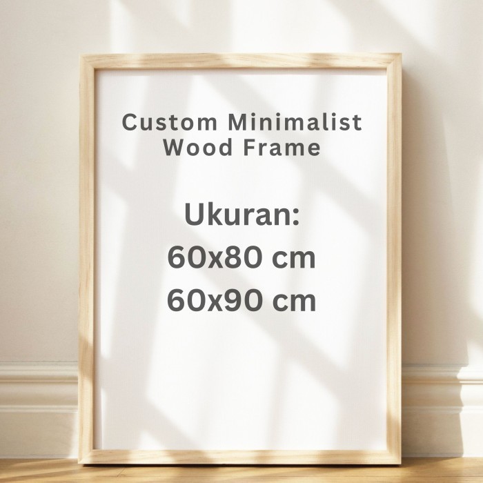 Frame Large Frame/ 60x80 & 60x90 cm - Without Poster and Acrylic ...