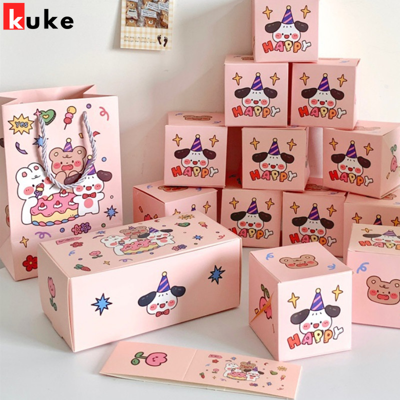 Birthday Surprise Lucky Pop Up Gift Box - Cartoon Bounce Box Toy Gift ...
