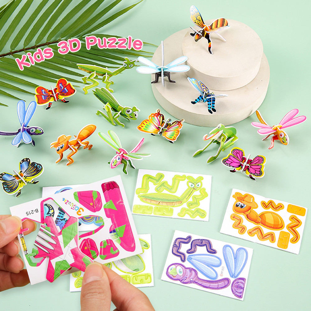ROlbaby 3D Puzzle For Kids DIY Manual Assembly Learning Puzzle ...