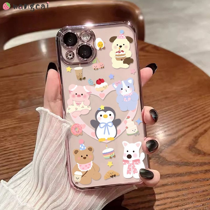Jellycat Case For Huawei Nova 4 4e 3 3i Phone Case Jellycat Penguin Bear  Western Highland Dog Puppy Pig Cake Bread Cute Cartoon Luxury Transparent  Soft Casing Cases Case Back Cover | Shopee Philippines