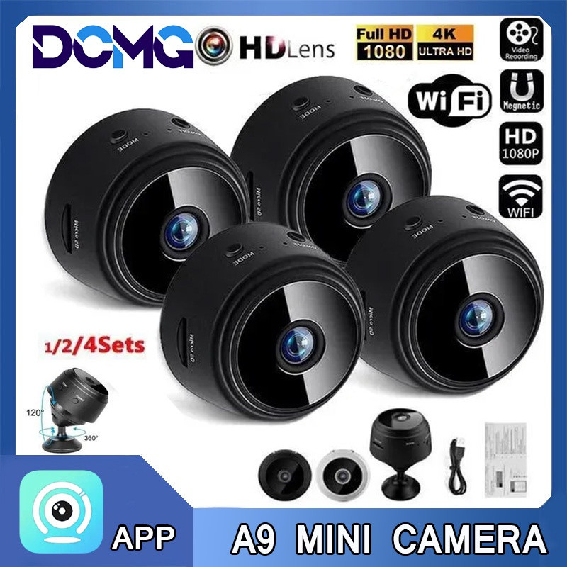1PCS 1080P Full HD A9 Mini Camera Wireless IP Camera Micro Camera Night ...
