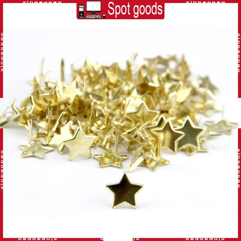 300 Pezzi Fermacampioni,Scrapbooking Fermacampioni Piccoli, Rotondi Mini Brads,Elementi di Fissaggio in Carta, Fermaglio di Carta in Metallo per Scrapbooking Carta DIY Decorativi