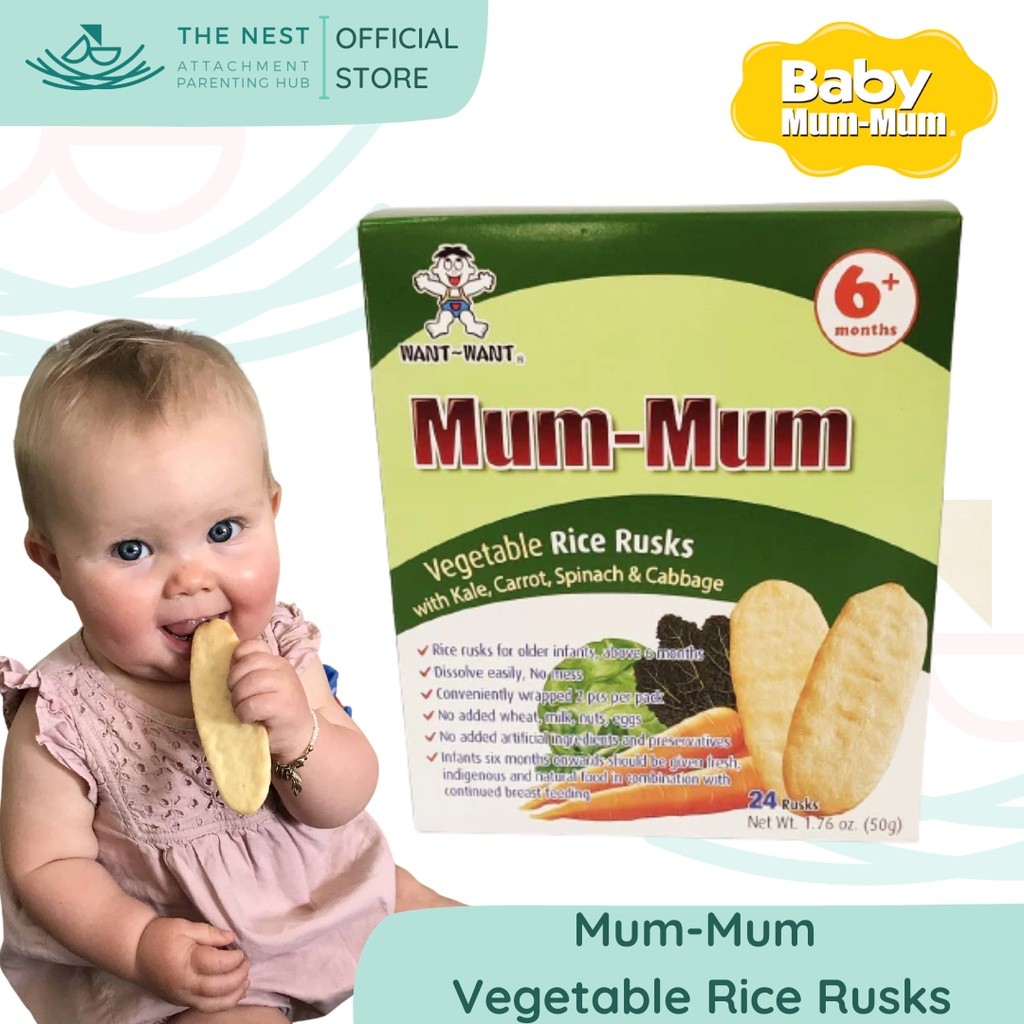 Mum-Mum Vegetable Rice Rusk | Shopee Philippines