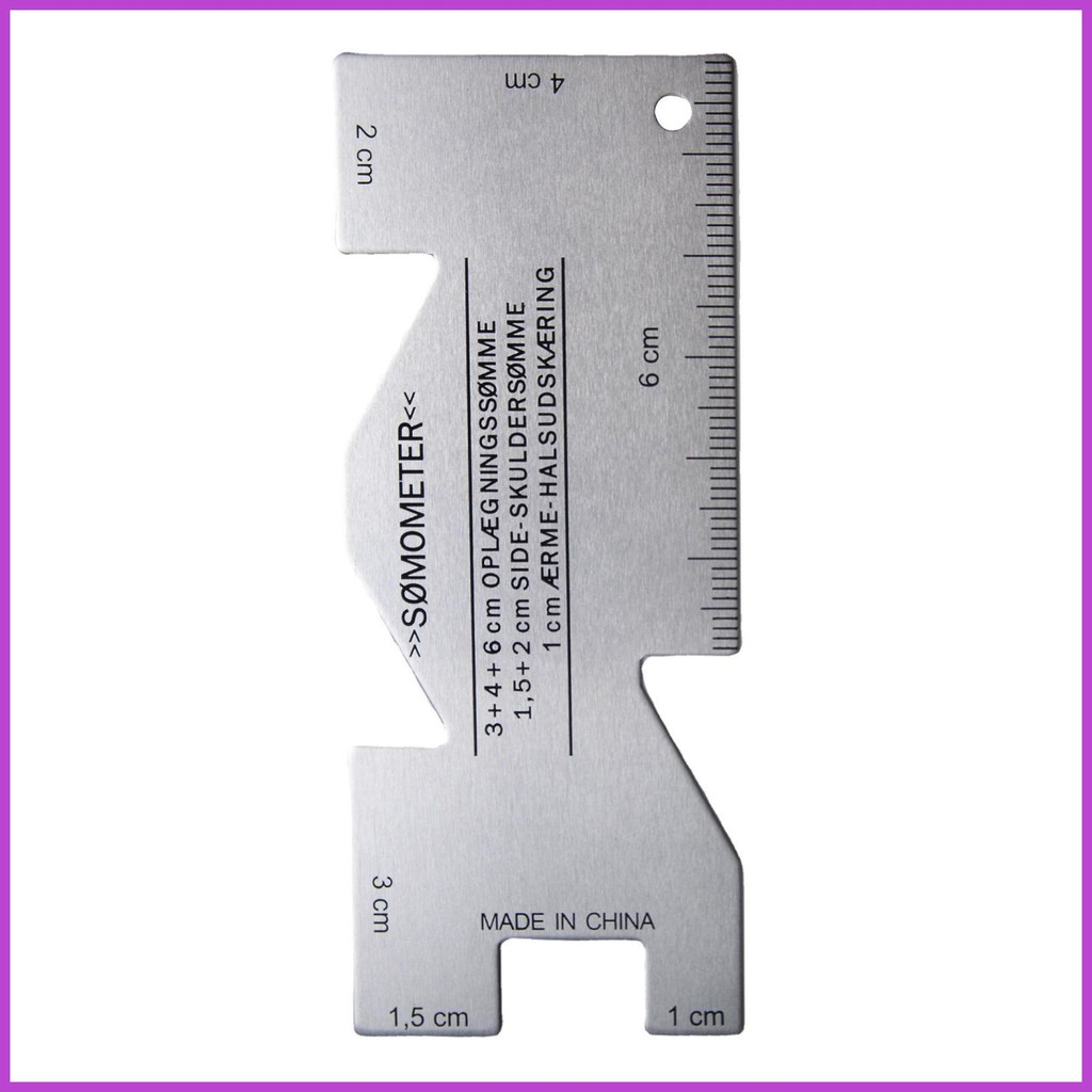 Metal Sewing Ruler DIY Craft Metal Sewing Ruler Hand Quilting Seam ...