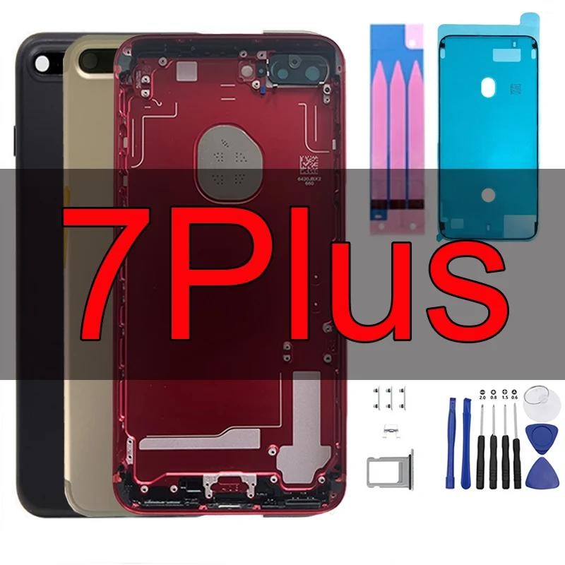 Rear Housing Case For iPhone 7 Plus 7Plus Battery Cover Middle Frame ...