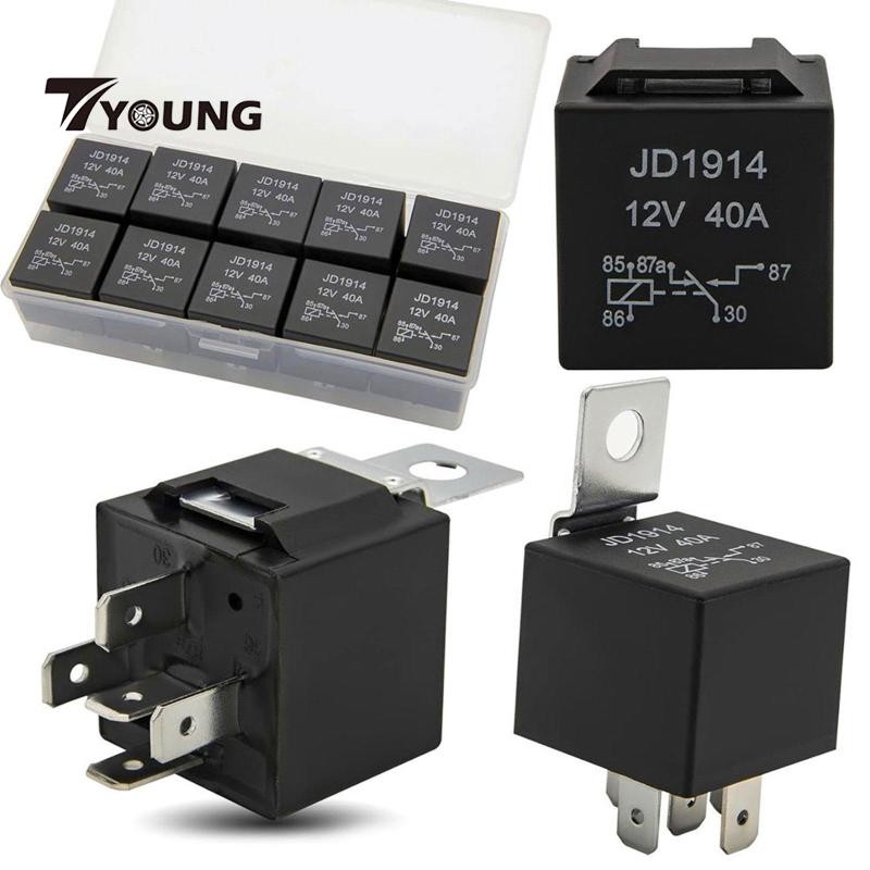 [Available] 10x 5 Pin Relay Multi Purpose Relay Dustproof Heavy Duty ...