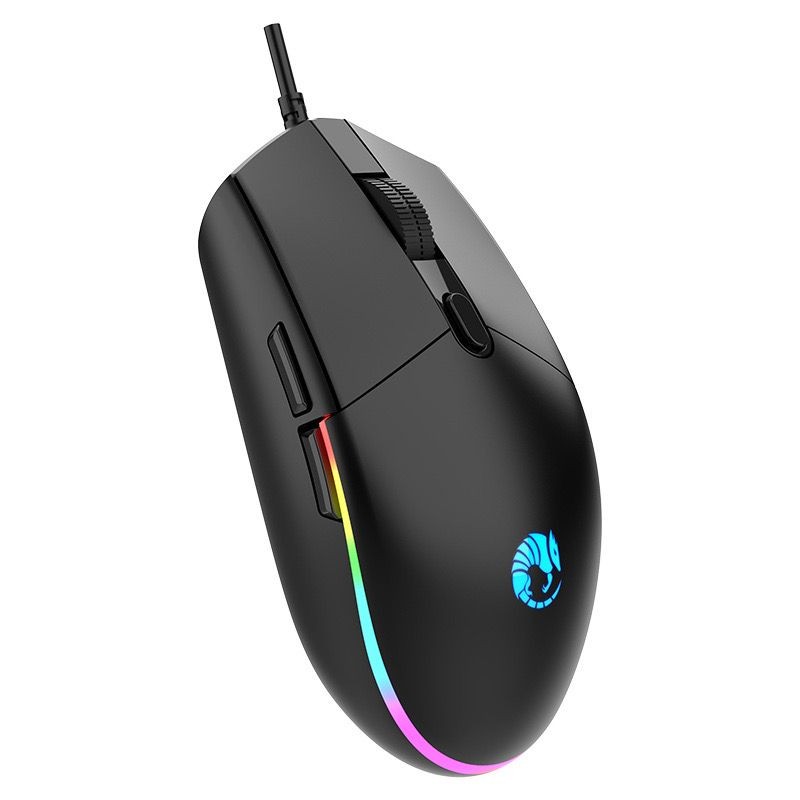 Weighted Wired Mouse Game Gaming USB Office Ergonomic Luminous Laptop ...