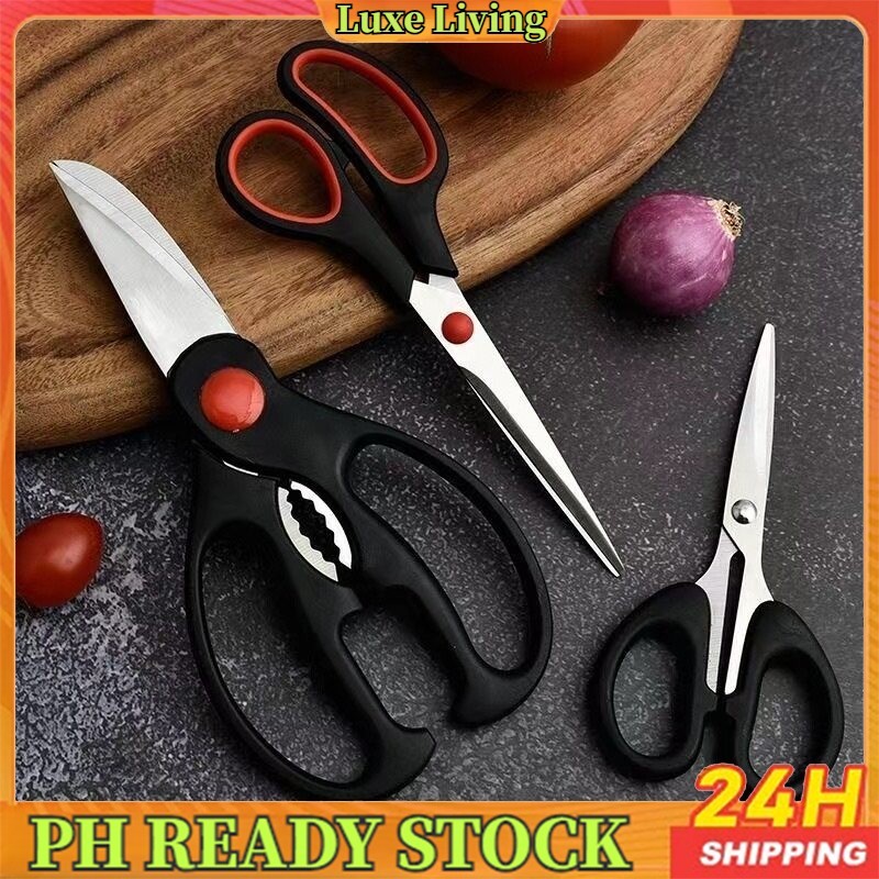 3 Pack Kitchen Shears Set, Kitchen Scissors Poultry Shears,Stainless ...