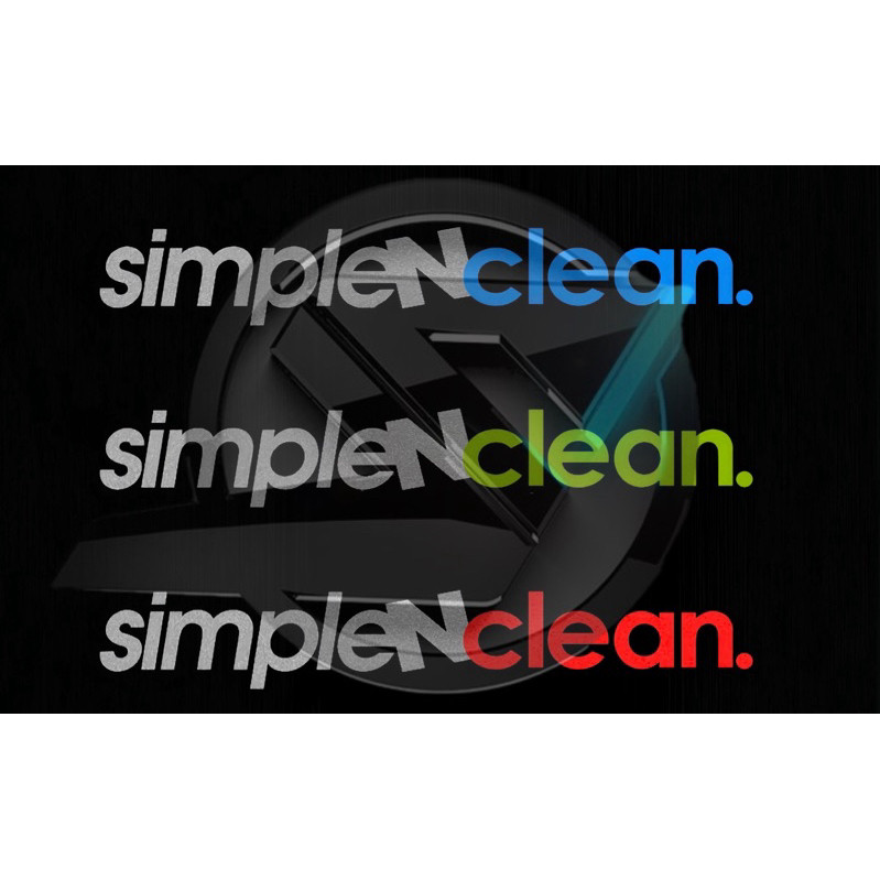 S1229 Simple N Clean Car Vinyl Decal Sticker | Shopee Philippines