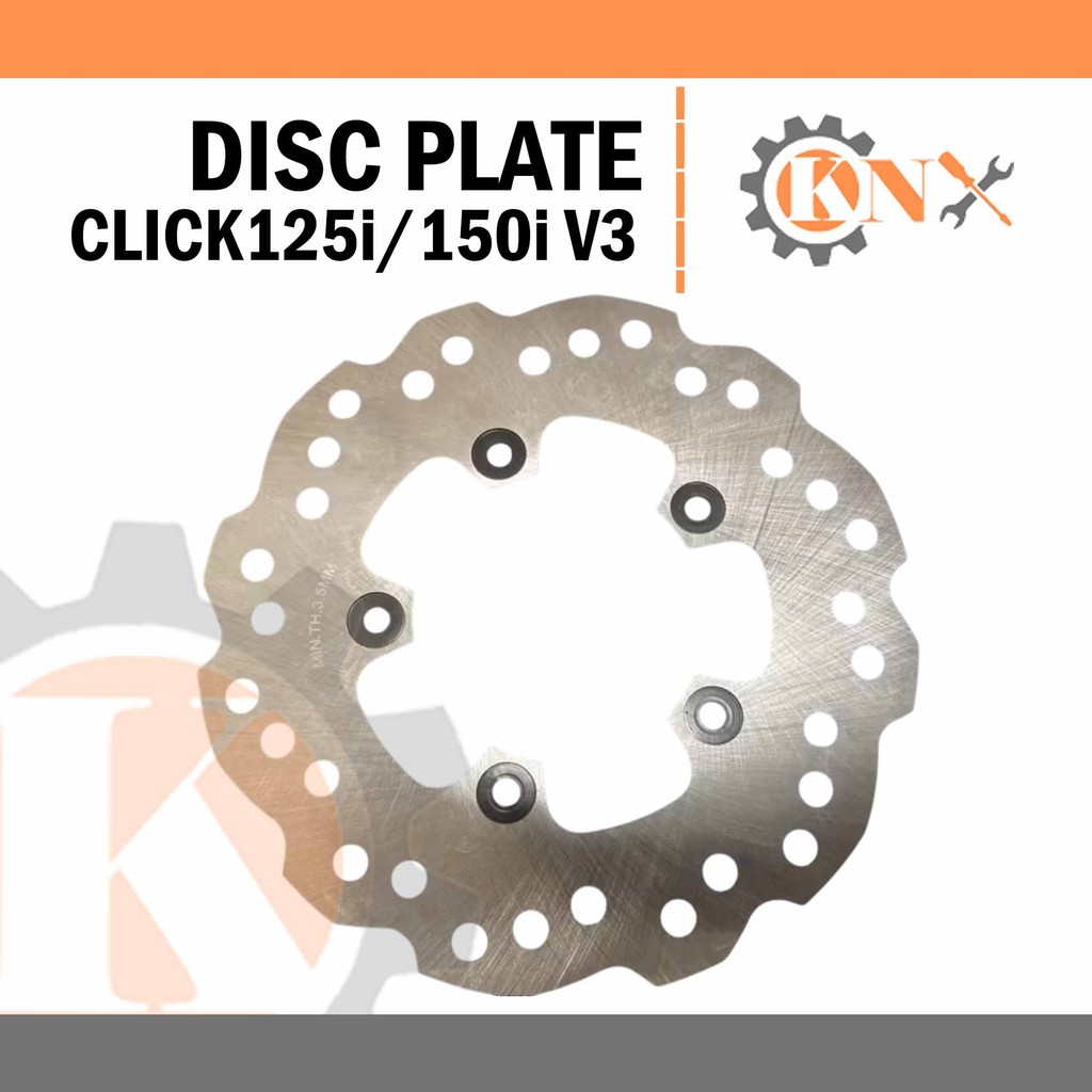 Stock STD disc plate 190mm Click 125i / CLICK150i v3 (5holes) | Shopee ...