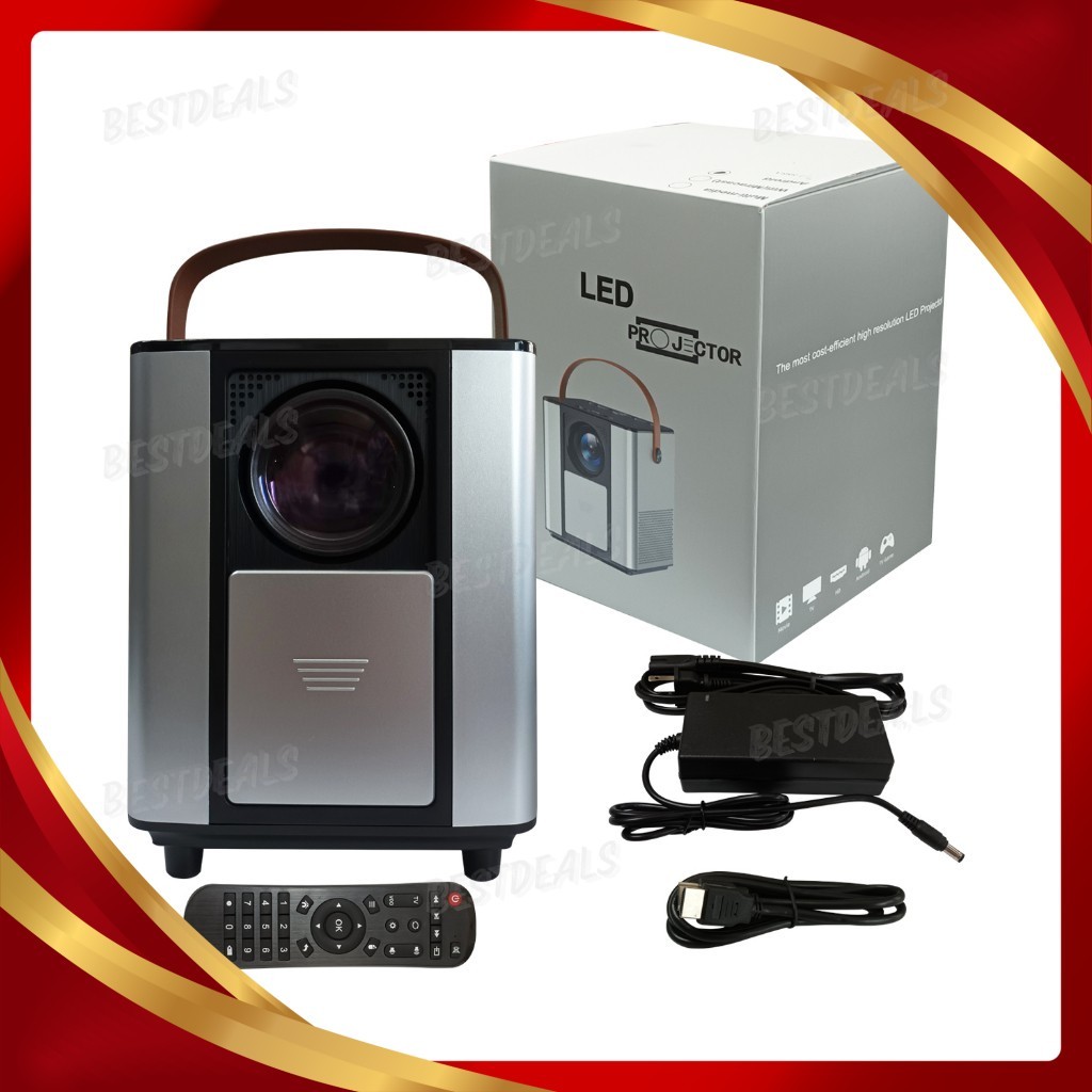 Home Theatre LED Projector (37”-180” Projection screen) | Shopee ...