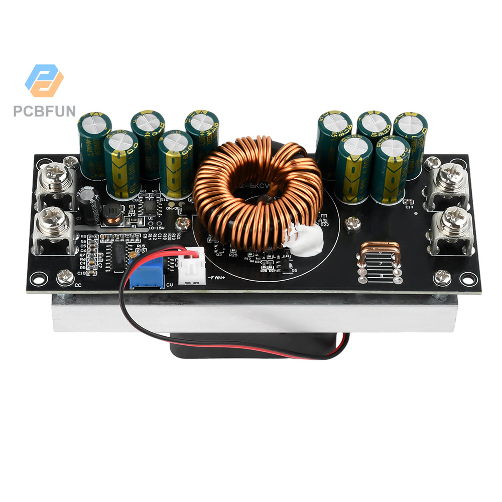 Pcbfun DC-DC Step-Down Module 1200W Adjustable Step-Down Power Supply ...