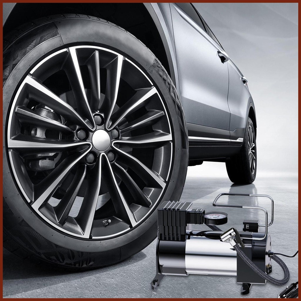 Tire Inflator Portable Air Compressor Electric Car Tires Compressor ...
