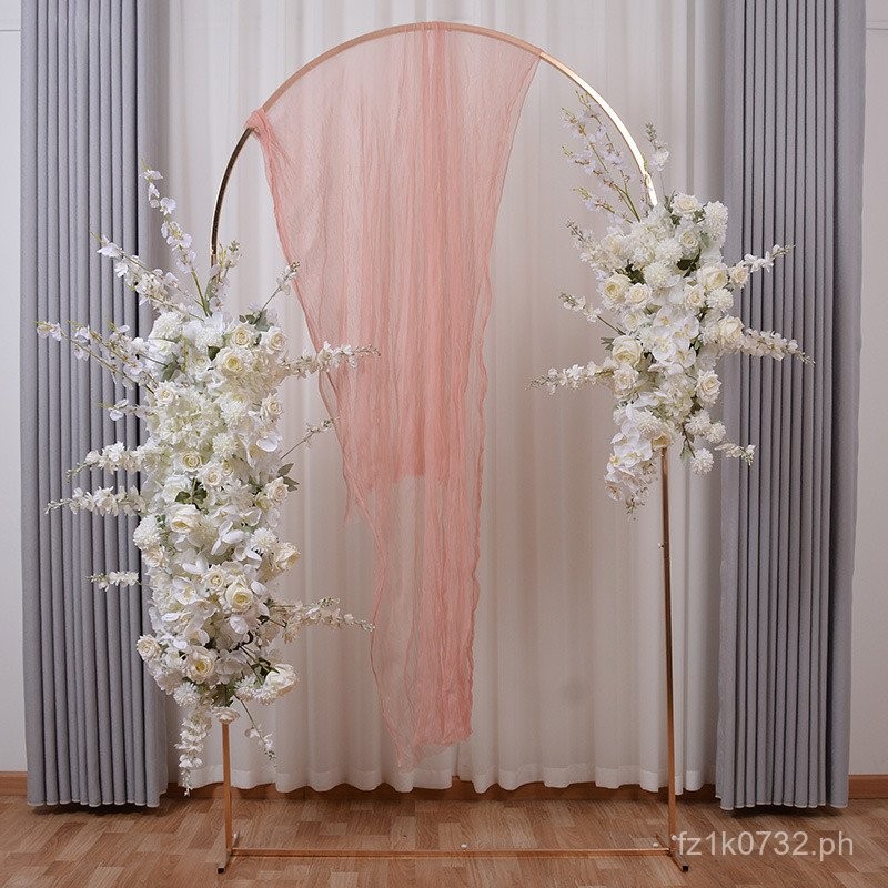 Flower Row Hanging Flowers Wedding Table Background Wall Decoration ...