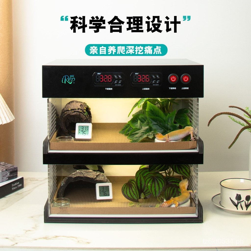 Reptile Enclosure Temperature Control Snake Pet Tank Climbing Box Snake ...