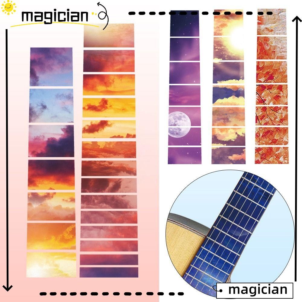 MAG Fretboard Sticker 10 Styles Electric Guitar Parts Music Instrument ...