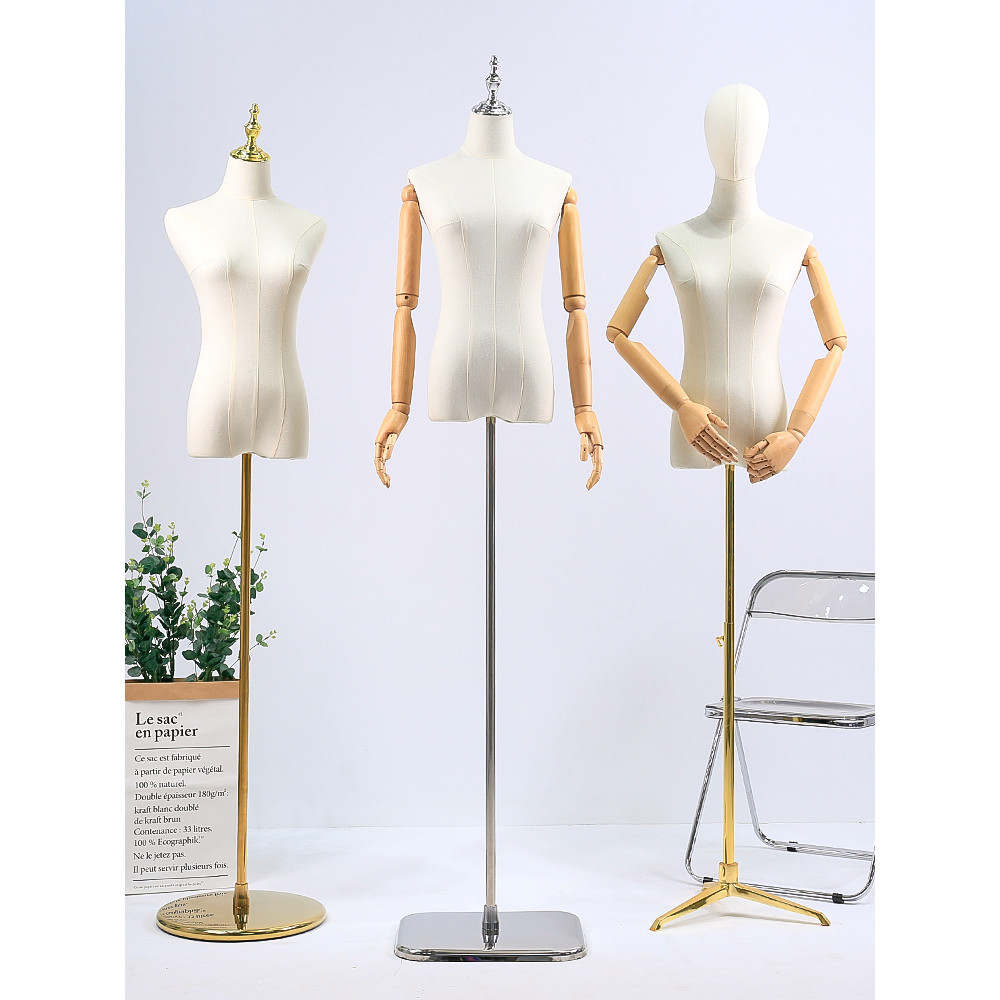Clothing Store Mannequin Women's Half-Body Women's Window Mannequin ...