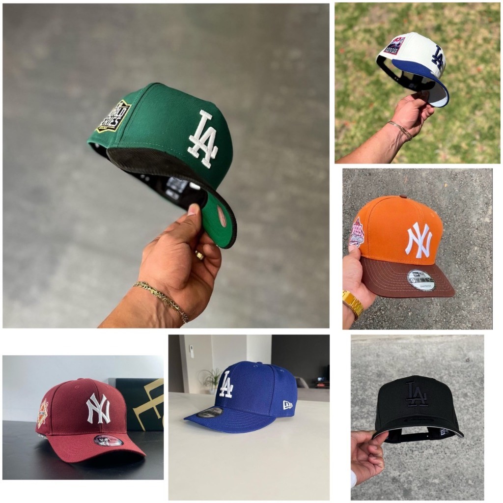 Hat-baseball Cap Color Combination L/A-N/Y Full Ml-b European Style-Men ...