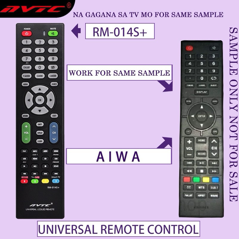 Remote Control for AIWA Universal Smart tv Remote Na Gagana Sa Tv Mo ...
