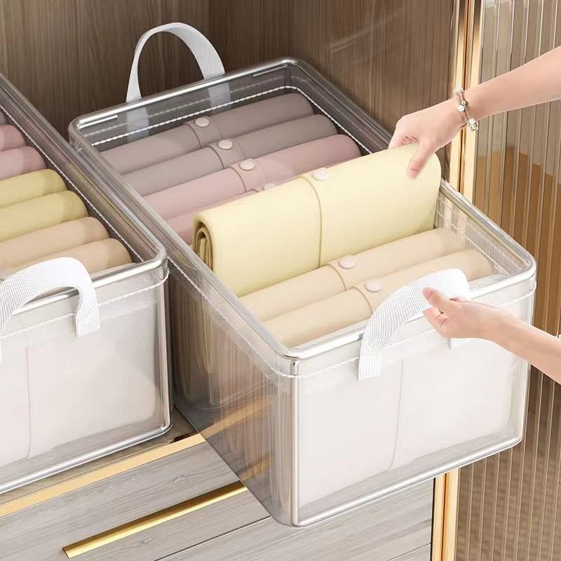 Waterproof Large Pvc Clothes Dress Storage Box Organizer Foldable ...