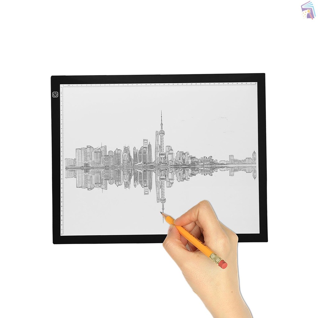 A3 LED Light Box Tracer with Scale Ultra-thin USB Powered Tracing Light ...