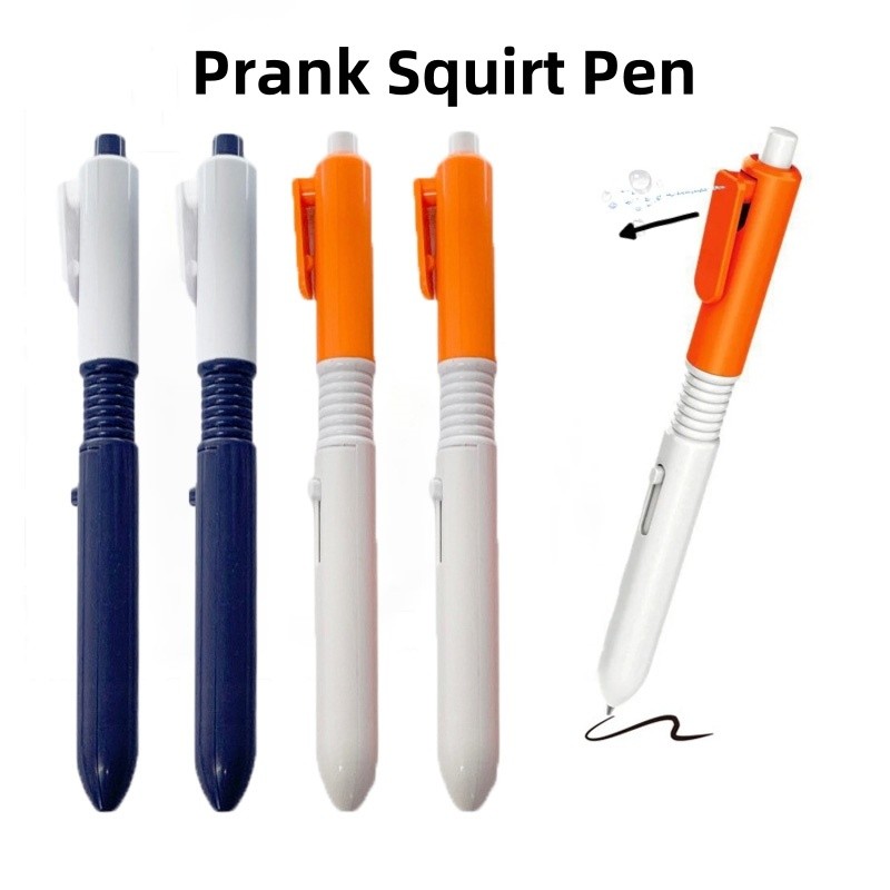 Trick Writer – Bolígrafo Con Pistola De Agua, Broma Portátil, Para Oficina, Colegio Y Fiestas, Multifuncional