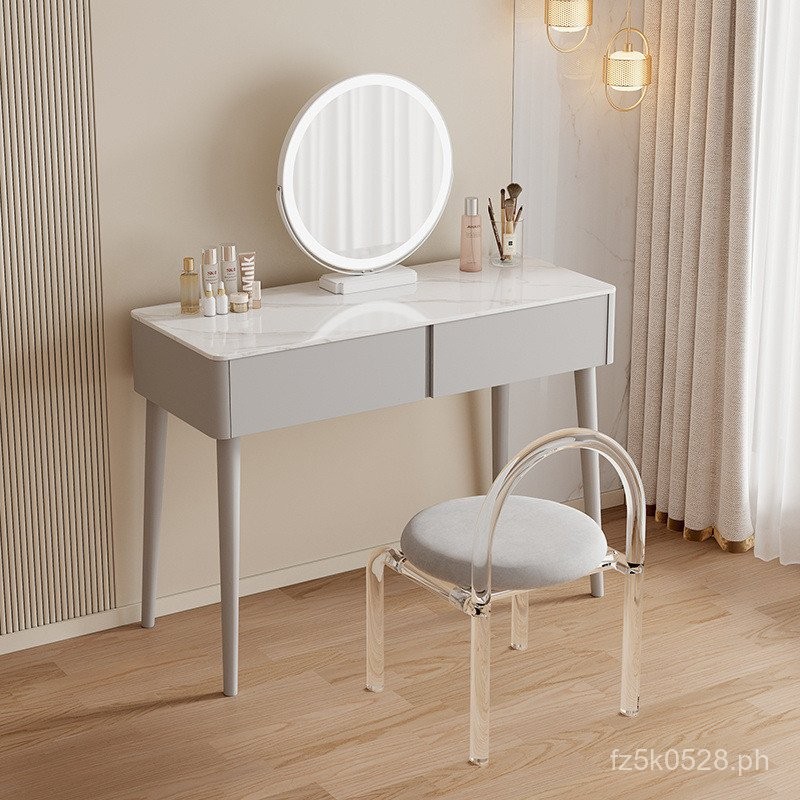 Minimalist Cream Modern Simple Dressing Table for Bedroom, Light Luxury ...