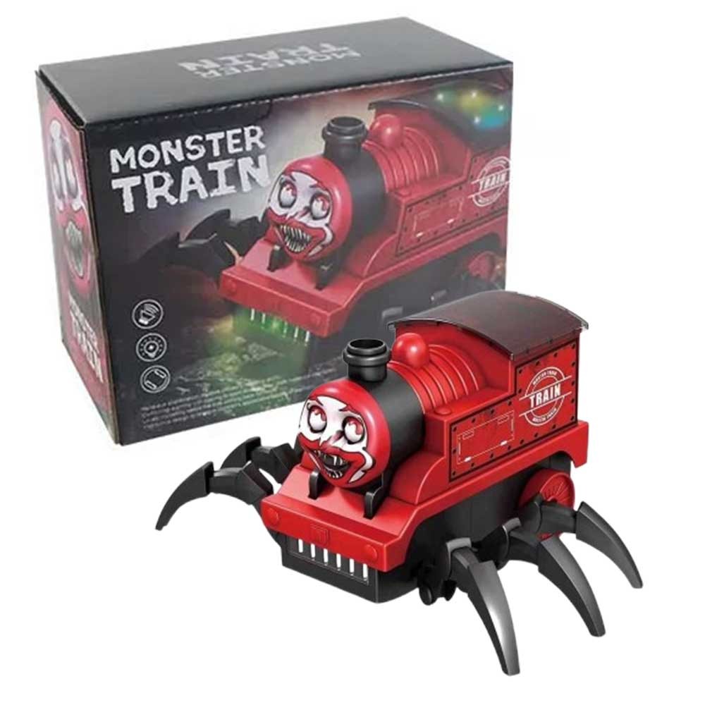 Choo-Choo Charles Train Move Sound Light Thomas Spider Train Monster ...