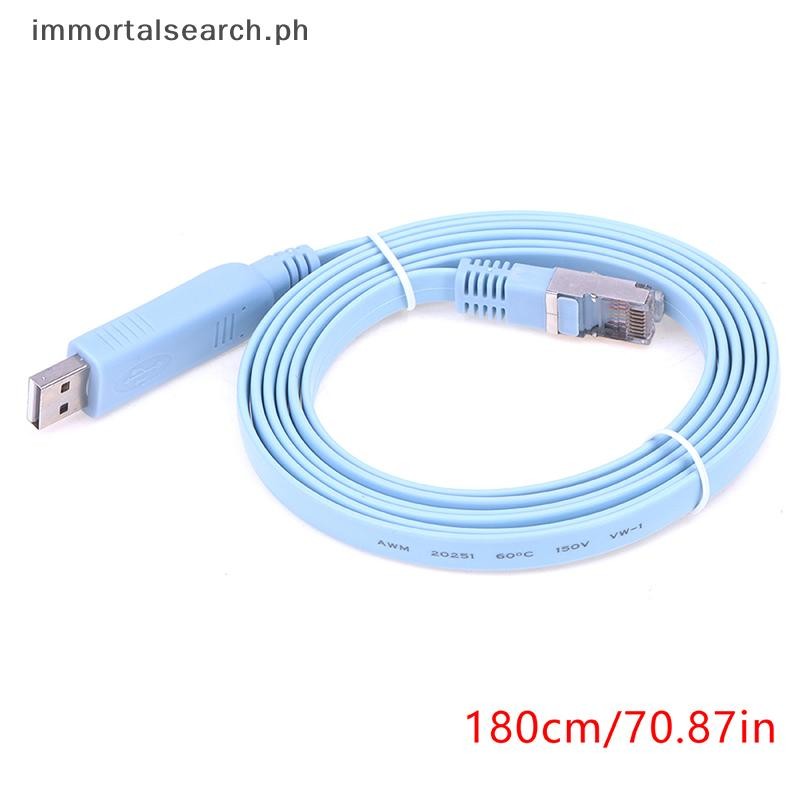 imm 1.8M USB To RJ45 USB To RS232 Serial To RJ45 CAT5 Console Adapter ...