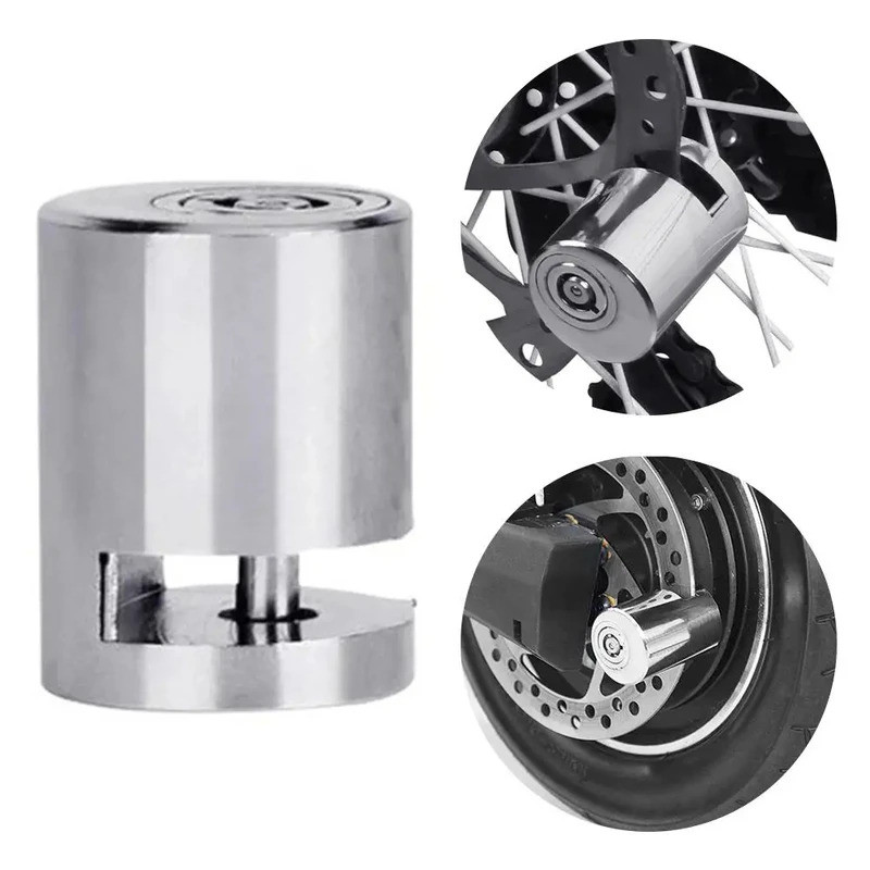 Bicycle Lock Electric Scooter Bicycle Padlock Anti-Theft Electric Scooter  Lock For Skateboard Wheels Lock Disc Brake Lock