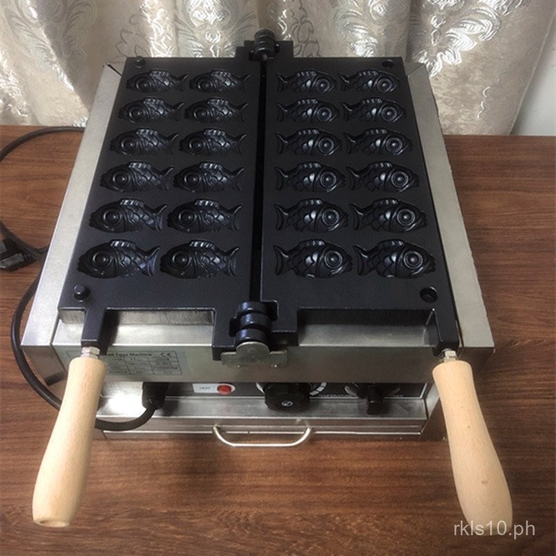Commercial Six Fish Cake Maker Electric Hot Taiyaki Machine Crispy Fish ...
