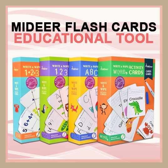 Mideer!aX`zC:Write&and&Wipe&Cards&Alphabet&Letters&ABC Math Numbers ...
