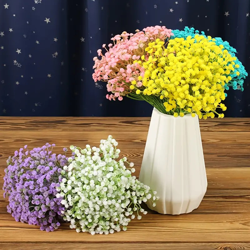 Artificial Flower Baby's Breath Single Branch Artificial Flower ...
