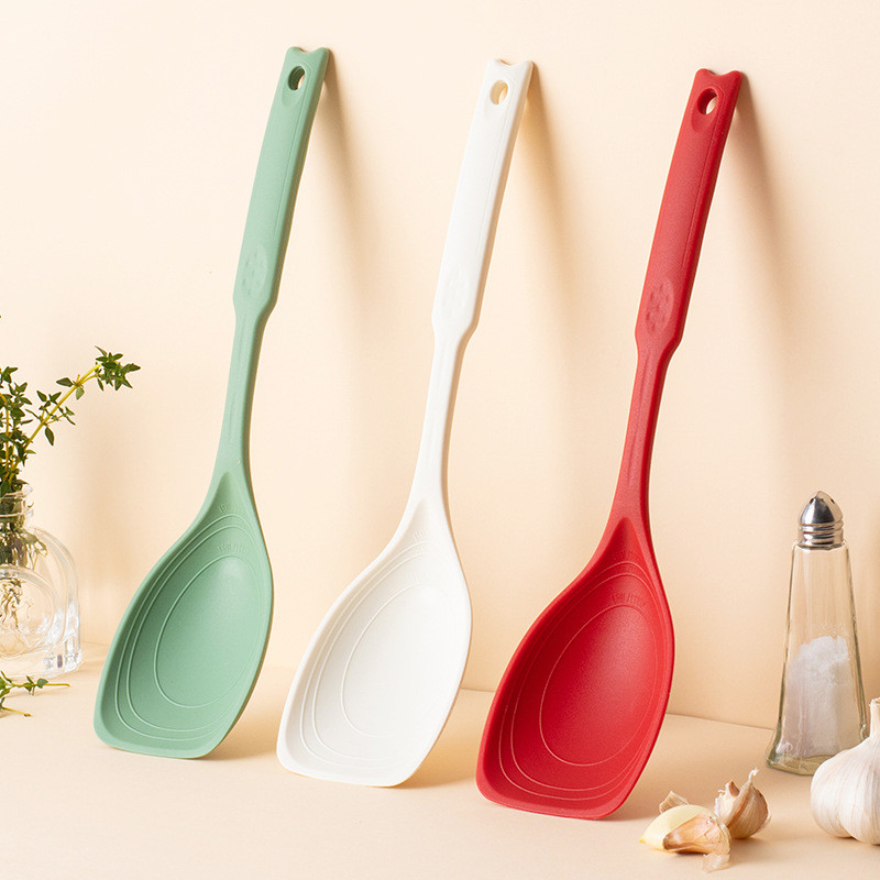 Multi-functional Silicone Spatula Spoon Cooking Tools Non-stick Stir ...