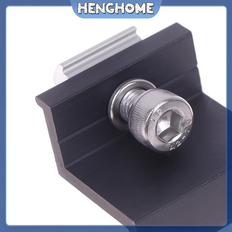 HENGHOME 10pcs Solar Panel Mounting Fixing Clamp Adjustable Bracket End ...