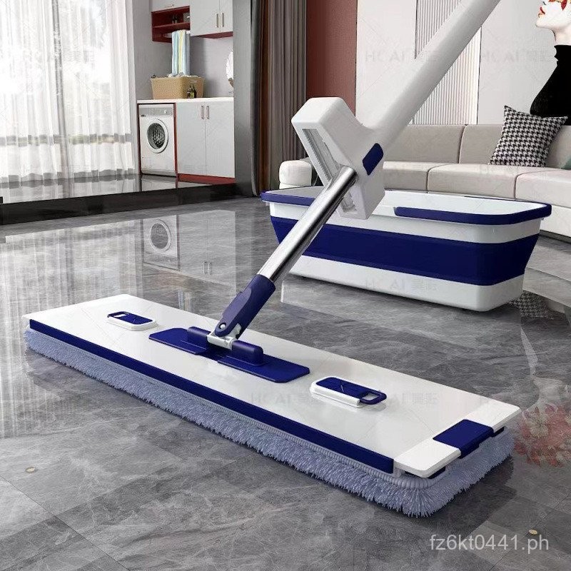 Household Effort-Saving Water-Absorbing Mop Lazy Hands-Free Aluminum ...