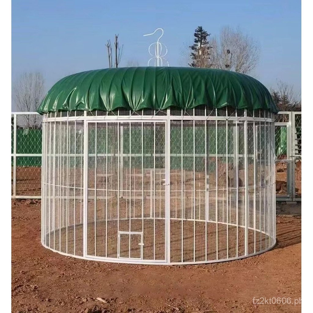 Image showcasing Decorative Parrot Park Bird Cage Scenic Iron Mesh Extra Large Bird Cage ...